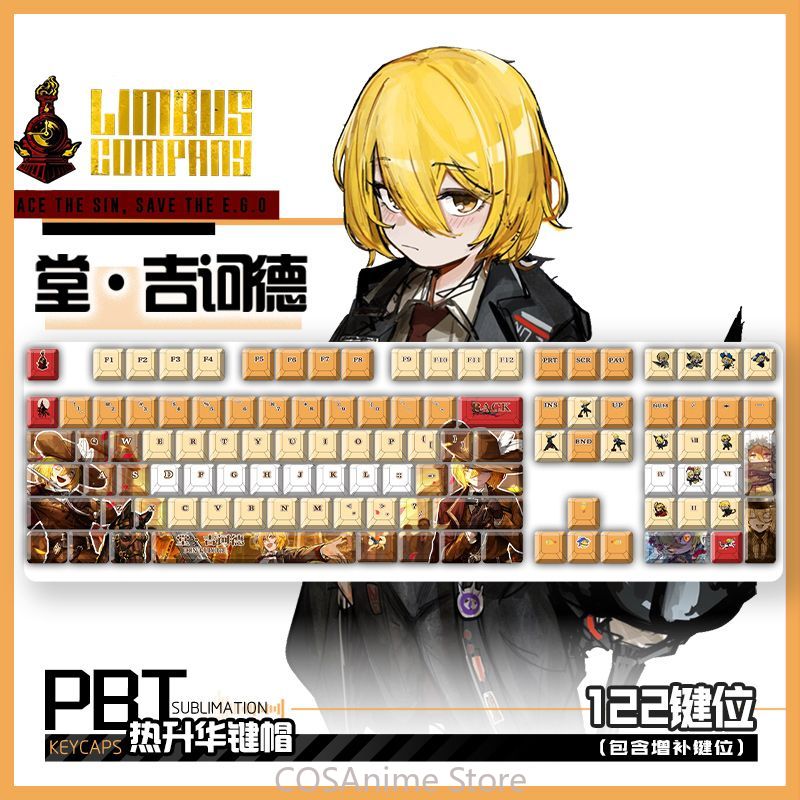 Mechanical Keyboard - Anime Limbus Company Don Quixote Cosplay-Tastenkappen,