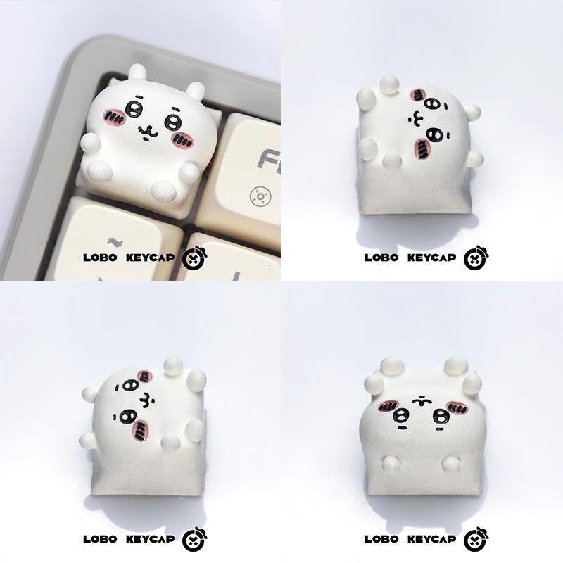 Mechanical Keyboard - Chiikawaed Niedliche Anime-Tastaturkappen Exquisite Anime-Zubehör Ersatz-Tastenkappen