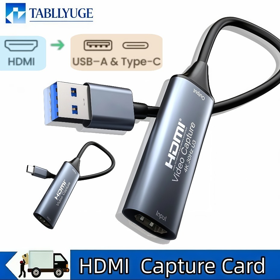 Pc Gaming Game - USB-C 2.0/3.0 HDMI-Videoaufnahmekarte unterstützt 4K1080 HDMI