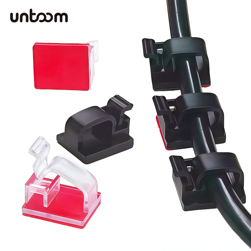 Desk Cable Organizer - 20 Stück Selbstklebende Kabelclips Kabelmanagement Drahtorganisator