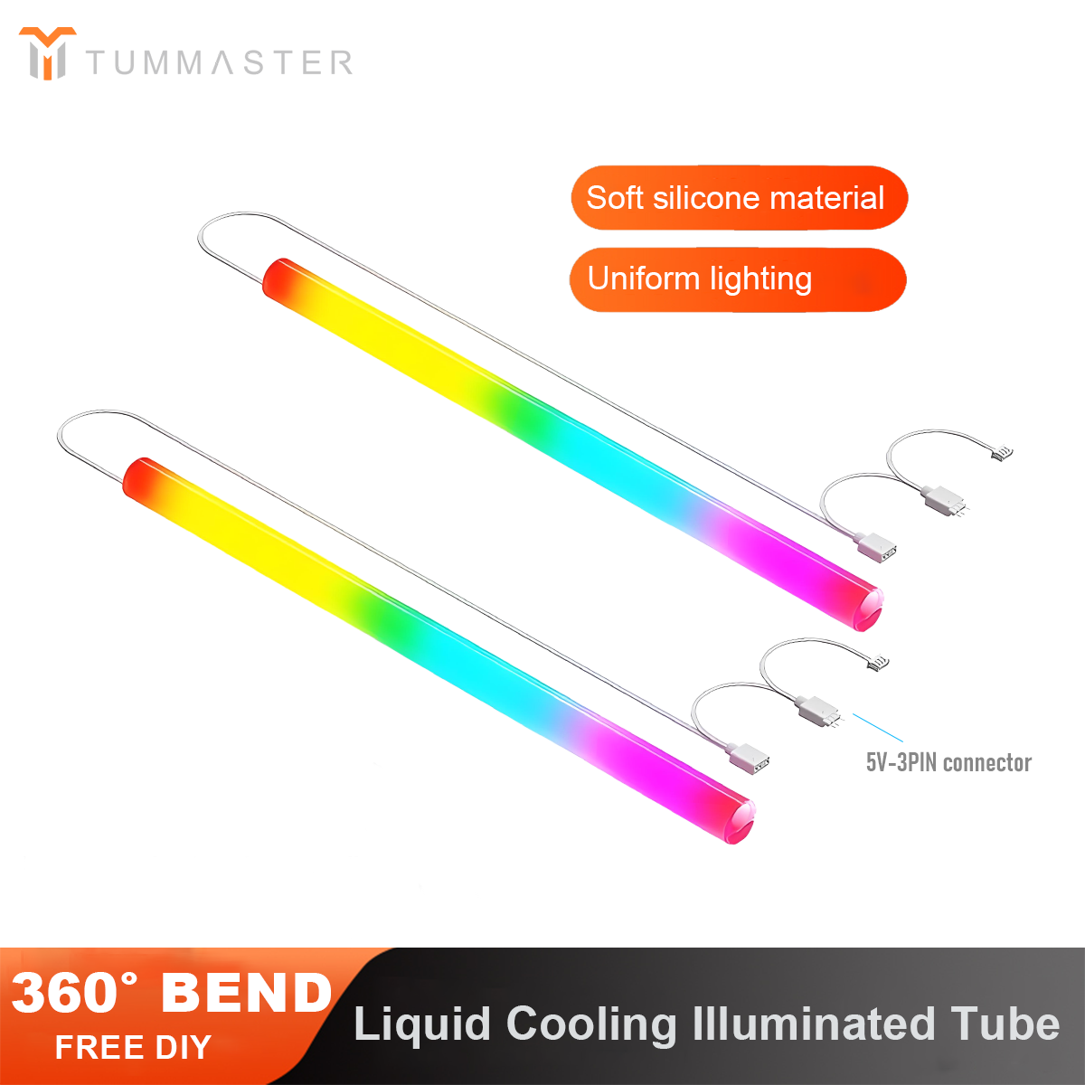 Pc Gaming Liquid - TUMMASTER ARGB Wasserkühlungshülse 5V3 Pin Weiches