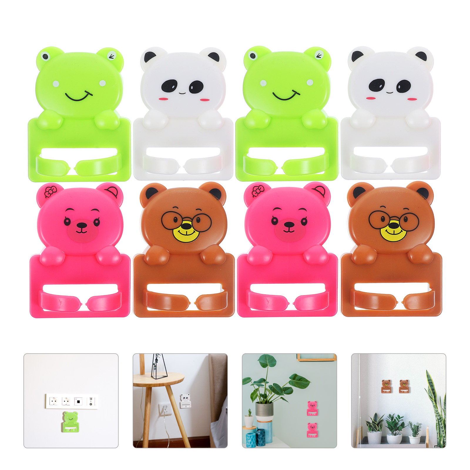 8 Stück Cartoon-Saughaken, Kab – Desk Cable Organizer Bewertung und Preis