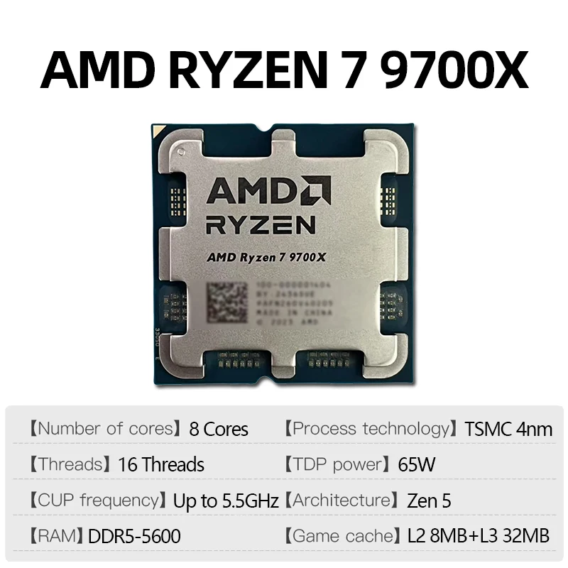 AMD Ryzen 7 9700X CPU Prozesso – Amd Cpu Ryzen 7 Bewertung und Preis