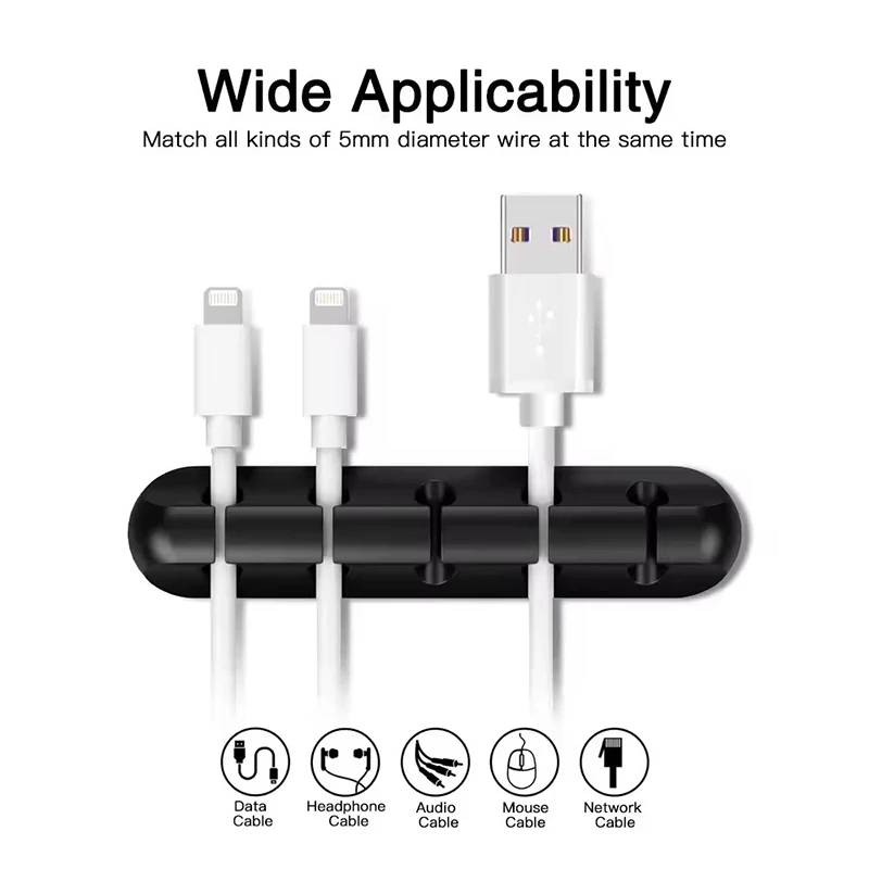Silikon-USB-Kabelclip-Organize – Desk Cable Organizer Bewertung und Preis