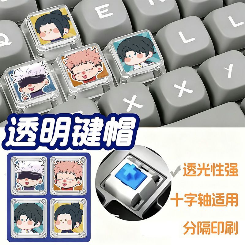 Jujutsu Kaisen Chibi Cartoon C – Mechanical Keyboard Bewertung und Preis