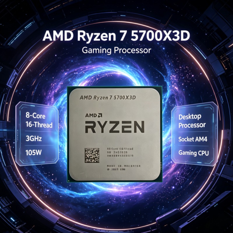 AMD Ryzen 7 5700X3D Desktop-CP – Amd Cpu Ryzen 7 Bewertung und Preis