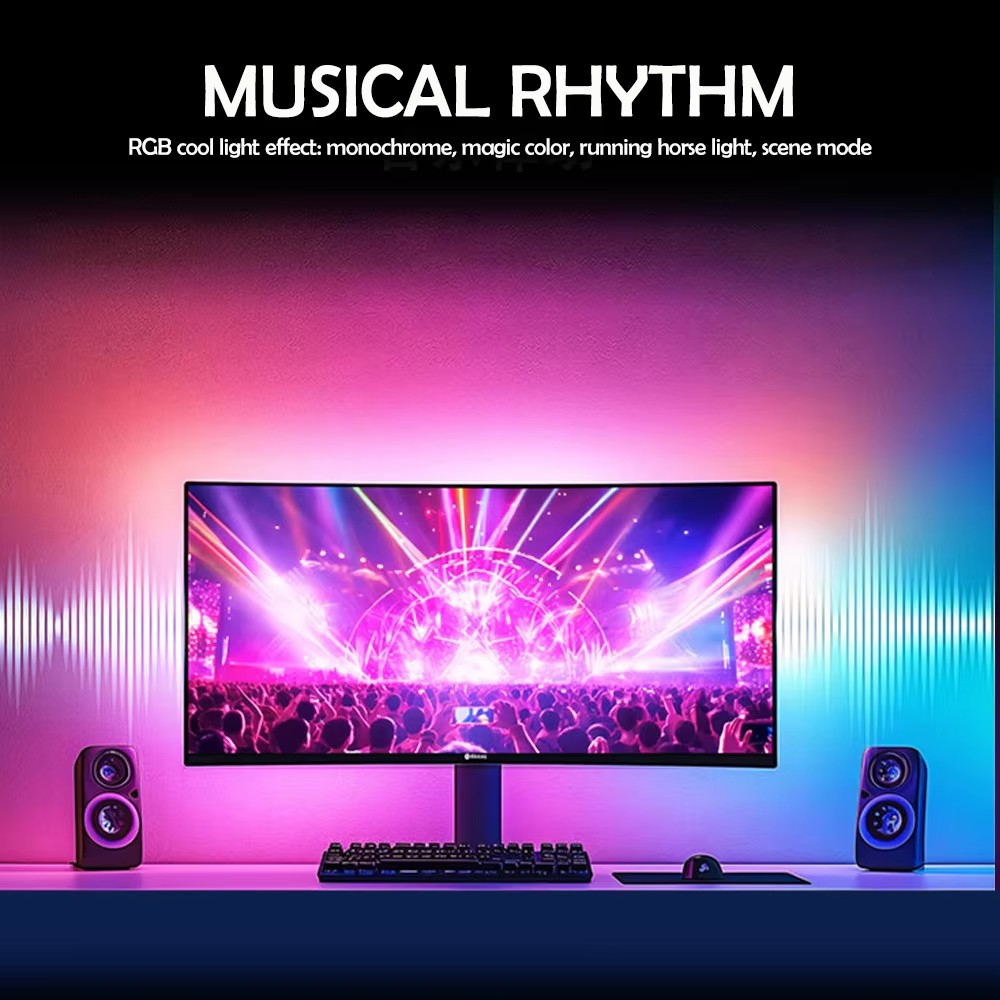 RGB Gaming-Lichtstreifen Monit – Pc Gaming Game Bewertung und Preis