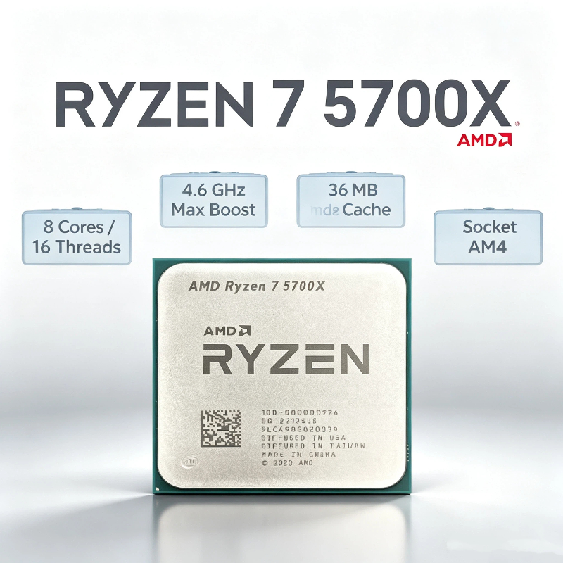 AMD Ryzen 7 5700X Gaming-Deskt – Amd Cpu Ryzen 7 Bewertung und Preis