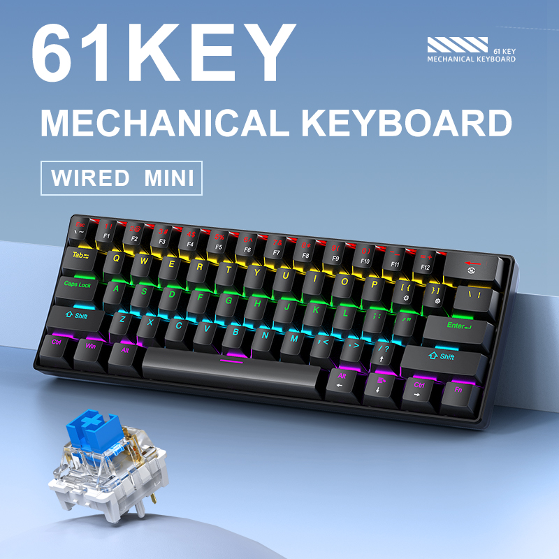 K61 Kabelgebundene Mechanische – Pc Gaming Uk Bewertung und Preis