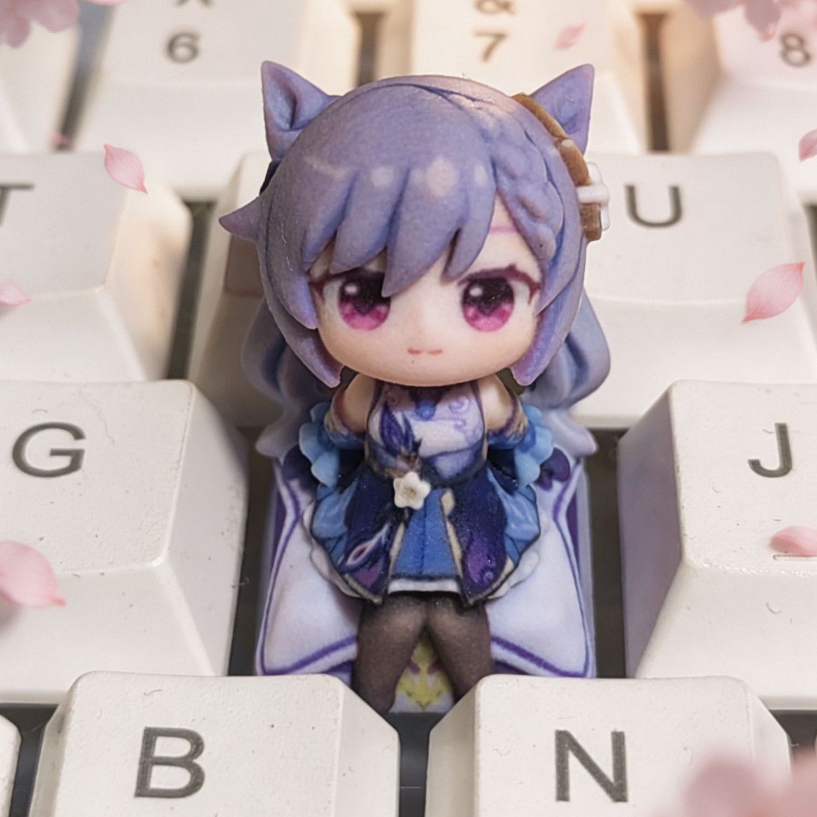Genshin Impact Keqing Anime Co – Mechanical Keyboard Bewertung und Preis
