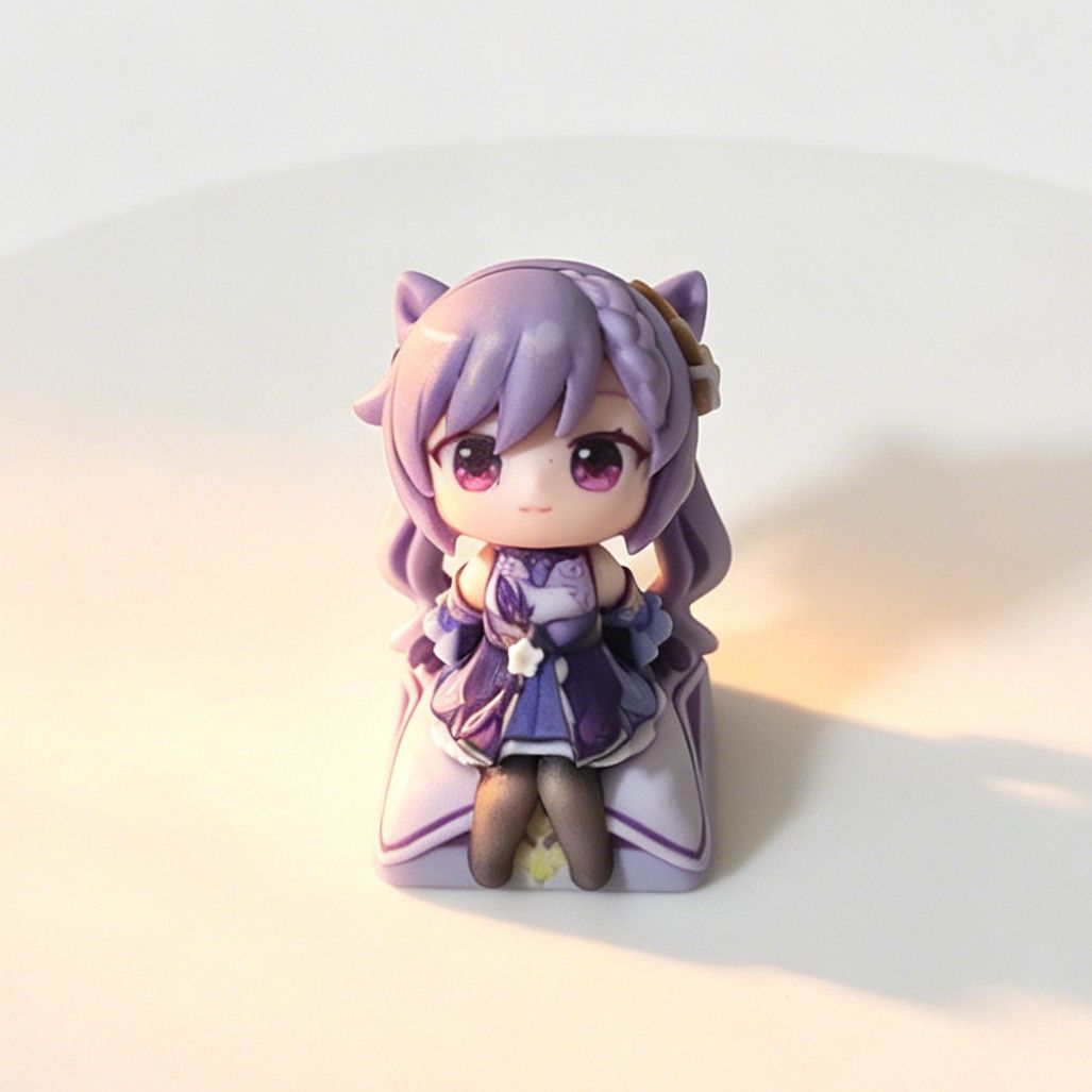 Genshin Impact Keqing Anime Co – Mechanical Keyboard Bewertung und Preis