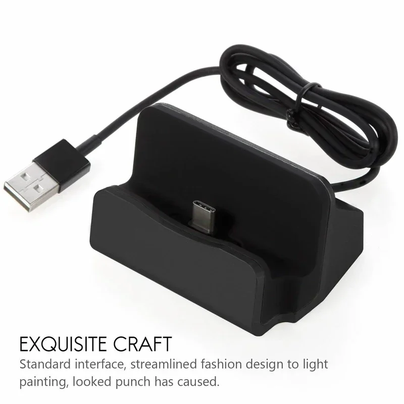 Typ C USB Dock Ladegerät Telef – Desk Cable Organizer Bewertung und Preis