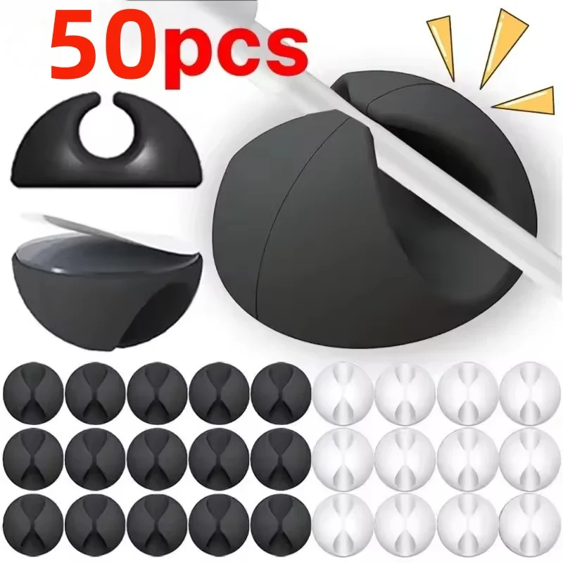 5/50Pcs Desktop Wand Kabel Cli – Desk Cable Organizer Bewertung und Preis