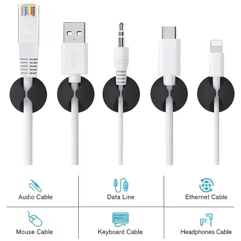 5/50Pcs Desktop Wand Kabel Cli – Desk Cable Organizer Bewertung und Preis